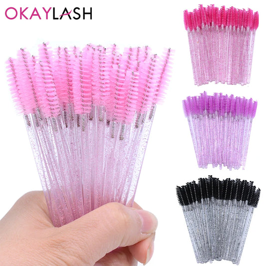 okaylash disposable eye lash brush 50 pcs