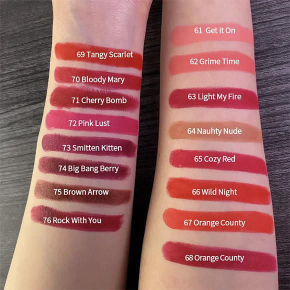 waterproof velvet lipstick long lasting 16 colors