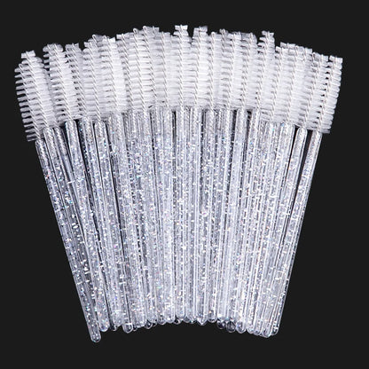 disposable crystal eyelashes brush 50/100/300 pcs