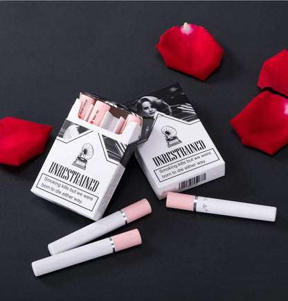 creative cigarette lipstick set matte long lasting waterproof 4 pcs/set