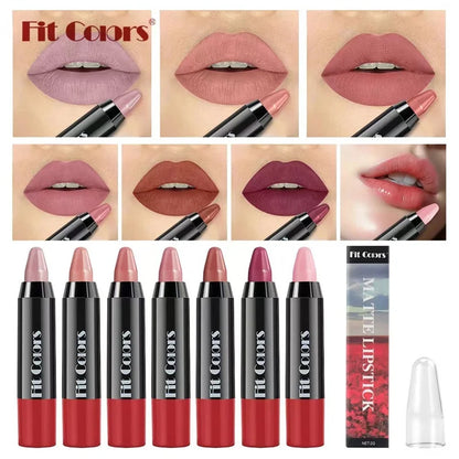 velvet matte lipstick pencil waterproof 8 colors