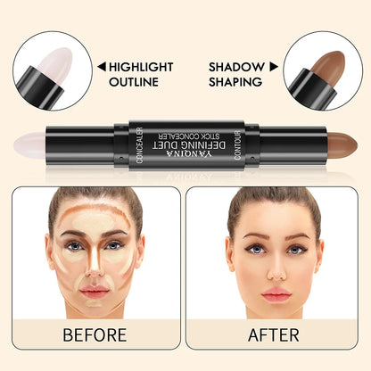 face foundation concealer pen and highlight stick