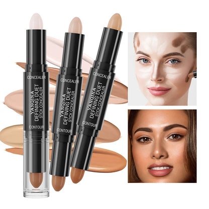 face foundation concealer pen and highlight stick