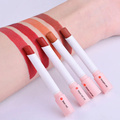 creative cigarette lipstick set matte long lasting waterproof 4 pcs/set