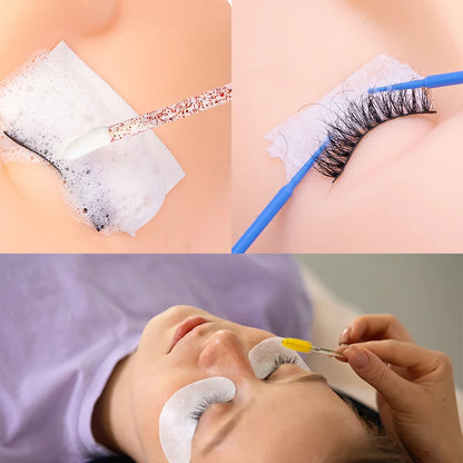 disposable crystal eyelashes brush 50/100/300 pcs