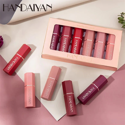 velvet matte lipstick kit 6 pcs/box