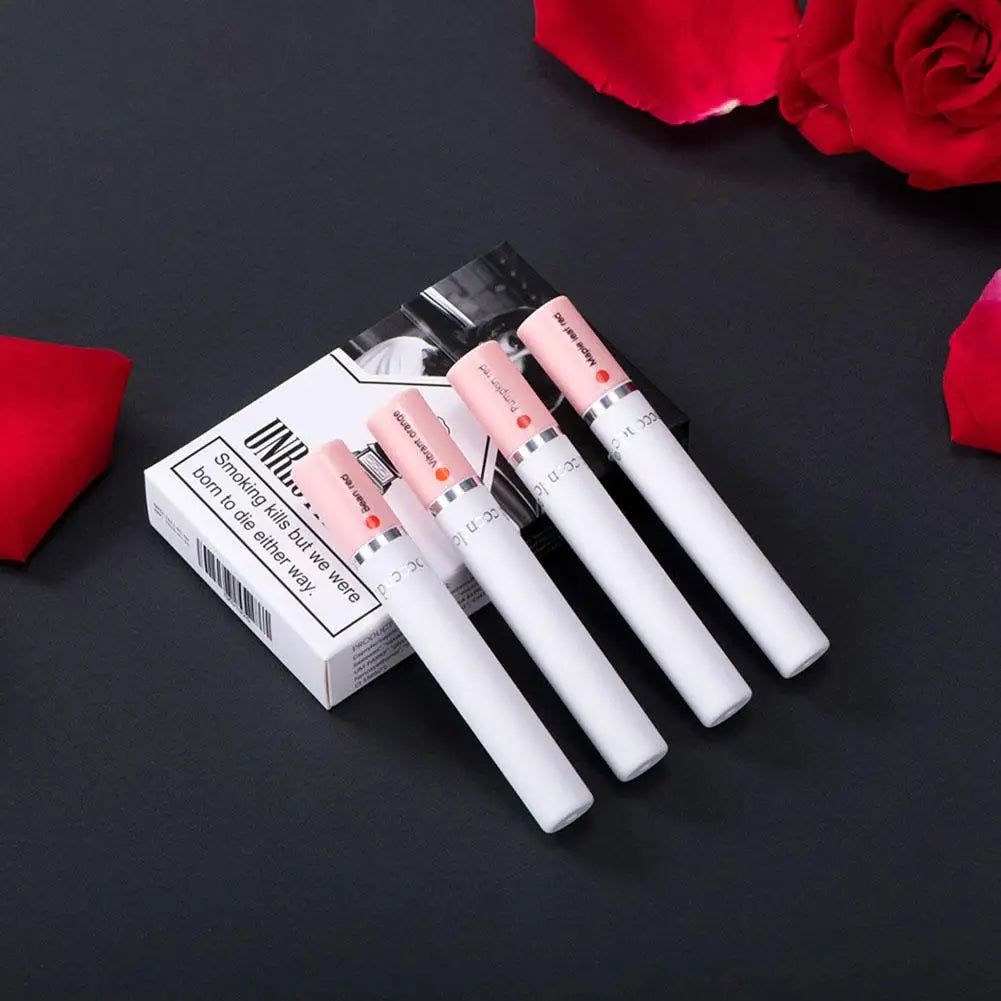 cigarette lipstick set matte waterproof 4 colors