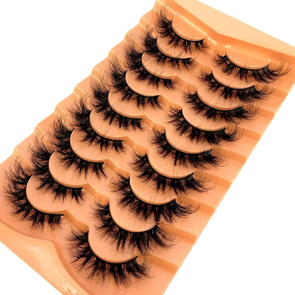 cat eye lashes 9 Pairs